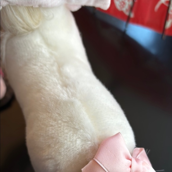 Steiff White and Pink Stuffed Unicorn - Picture 8 of 10